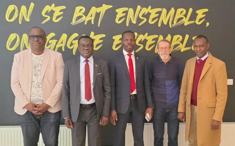 La délégation du PSF reçue par Amnesty International France, à Paris